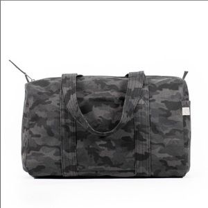 Small BLACK Camo Quilted Koala Duffle Bag